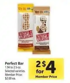 Safeway Perfect Bar offer