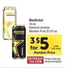 Safeway Rockstar offer