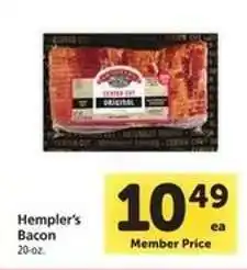 Safeway Hempler's Bacon offer
