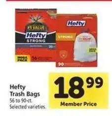 Safeway Hefty Trash Bags offer