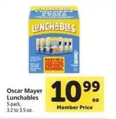 Safeway Oscar Mayer Lunchables offer