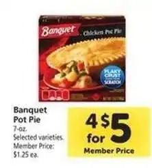 Safeway Banquet Pot Pie offer