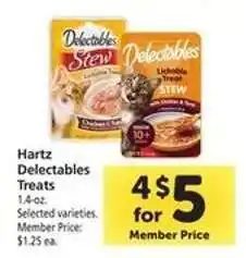 Safeway Hartz Delectables Treats offer
