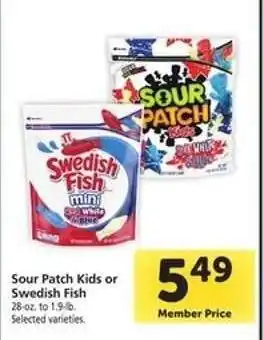 Safeway Sour Patch Kids or Swedish Fish offer