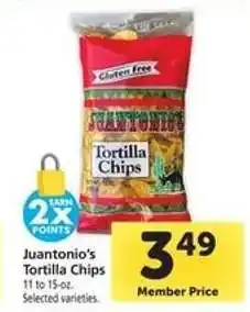 Safeway Juantonio's Tortilla Chips offer