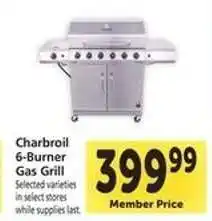 Safeway Charbroil 6-Burner Gas Grill offer