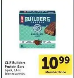 Safeway Clif Builders Protein Bars offer