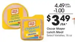 Kroger Oscar Mayer Lunch Meat offer
