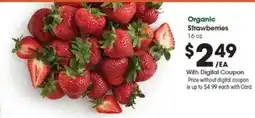 Kroger Organic Strawberries offer