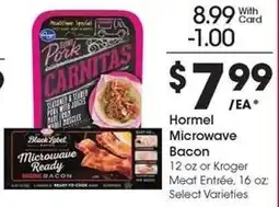 Kroger Hormel microwave bacon offer
