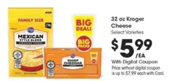 Kroger Kroger Cheese offer