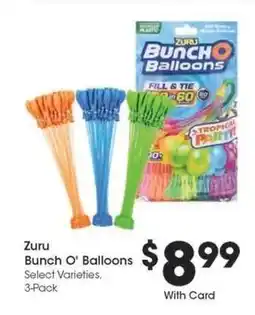 Kroger Zuru Bunch O Balloons offer