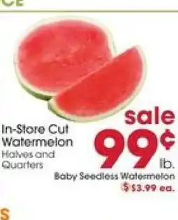Giant Eagle In-Store Cut Watermelon offer