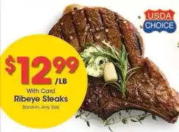 Kroger Ribeye Steaks offer