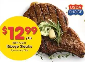 Kroger Ribeye Steaks offer