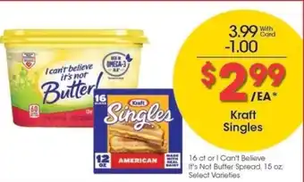 Kroger Kraft Singles offer