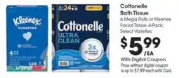 Kroger Cottonelle Bath Tissue offer