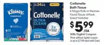 Kroger Cottonelle Bath Tissue offer