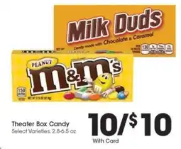 Kroger Theater Box Candy offer