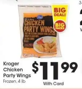 Kroger Kroger Chicken Party Wings offer