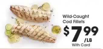 Kroger Wild-Caught Cod Fillets offer