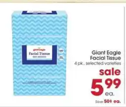 Giant Eagle Giant Eagle Facial Tissue offer
