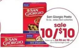 Giant Eagle San Giorgio Pasta offer