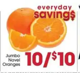 Giant Eagle Jumbo Navel Oranges offer