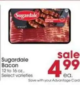 Giant Eagle Sugardale Bacon offer