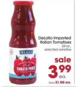 Giant Eagle DeLallo Imported Italian Tomatoes offer