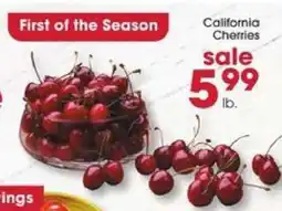 Giant Eagle California Cherries offer