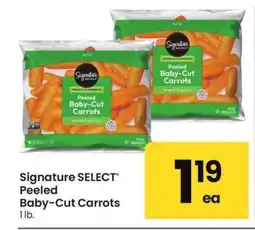 Albertsons Signature SELECT Peeled Baby-Cut Carrots - 1 lb offer
