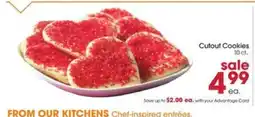 Giant Eagle Cutout Cookies offer