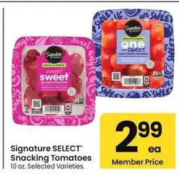 Albertsons Signature SELECT Snacking Tomatoes - 10 oz. Selected Varieties offer