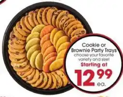 Giant Eagle Cookie or Brownie Party Trays offer