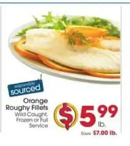 Giant Eagle Orange Roughy Fillets offer
