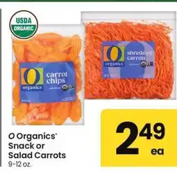Albertsons O Organics Snack or Salad Carrots - 9-12 oz offer
