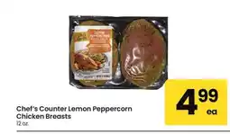 Albertsons Chef's Counter Lemon Peppercorn Chicken Breasts - 12 oz offer