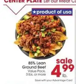 Giant Eagle 85% Lean Ground Beef offer