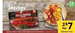 Albertsons Signature SELECT Fully Cooked Applewood Smoked Bacon - 2.1 oz. Member Price: $3.50 ea offer