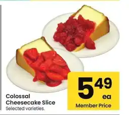 Albertsons Colossal Cheesecake Slice - Selected varieties offer