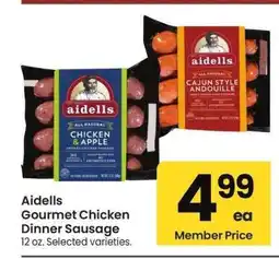 Albertsons Aidells Gourmet Chicken Dinner Sausage - 12 oz. Selected varieties offer