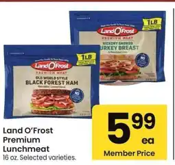 Albertsons Land O'Frost Premium Lunchmeat - 16 oz., Selected varieties offer