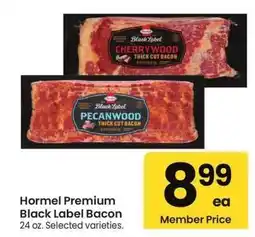 Albertsons Hormel Premium Black Label Bacon - 24 oz., Selected varieties offer