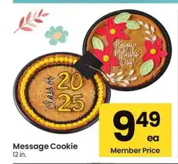 Albertsons MESSAGE COOKIE - 12 in offer