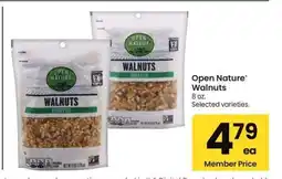 Albertsons Open Nature Walnuts - 8 oz. Selected varieties offer