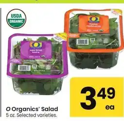 Albertsons O Organics Salad - 5 oz. Selected varieties offer