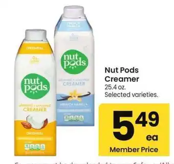 Albertsons Nut Pods Creamer - 25.4 oz. Selected varieties offer