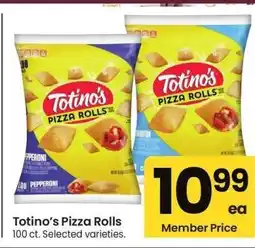 Albertsons Totino's Pizza Rolls - 100 ct. Selected varieties offer