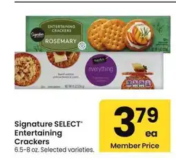 Albertsons Signature SELECT Entertaining Crackers - 6.5-8 oz. Selected varieties offer